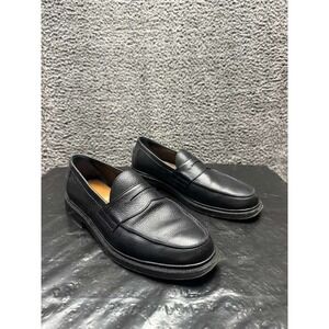 Blackstock & Weber The Ellis Leather Slip On Penny Loafer Onyx Mens Size 12 US